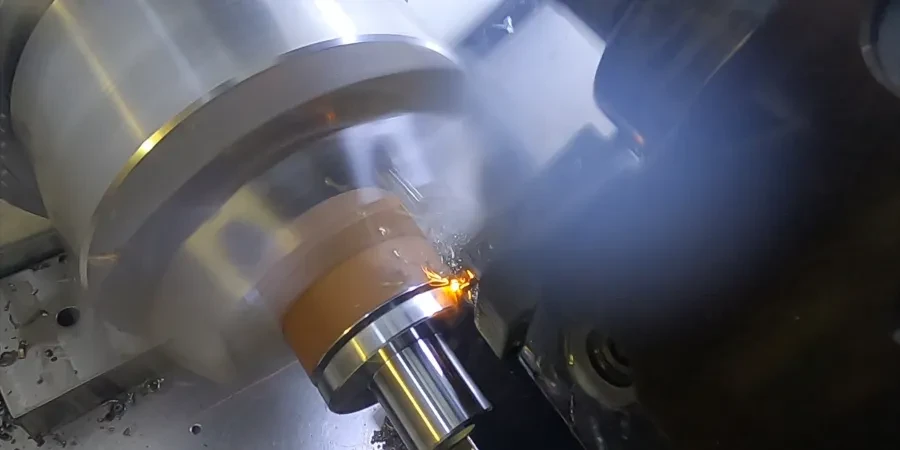 Gewindeflansch mit Trapezgewinde